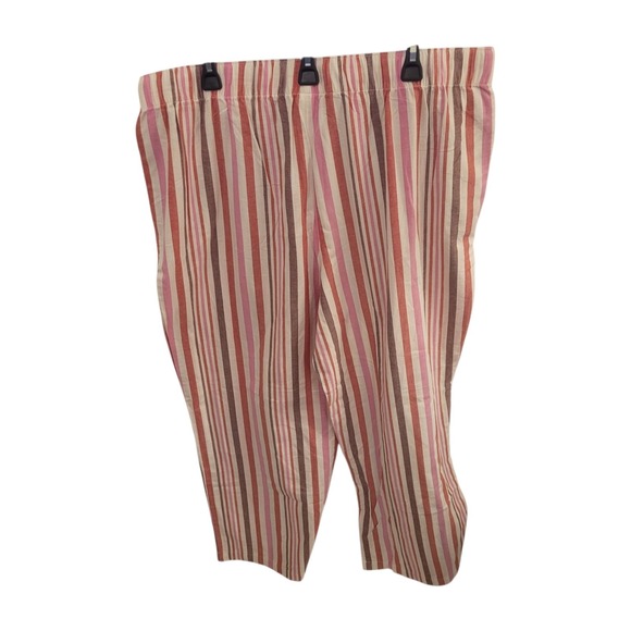 Auden Women's Size XXL Striped Flannel Pajama Pants Red/Pink - Picture 9 of 9